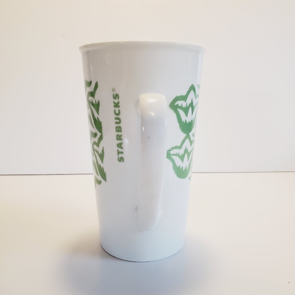 Starbucks Green Floral Design Mug (2016) - Picture 4 of 6